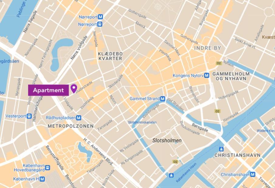 Beautiful One-bedroom Flat In Cph Appartement Kopenhagen